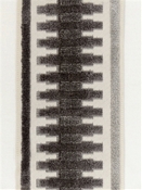 Rails Grey and Brown Chenille Trim Tape